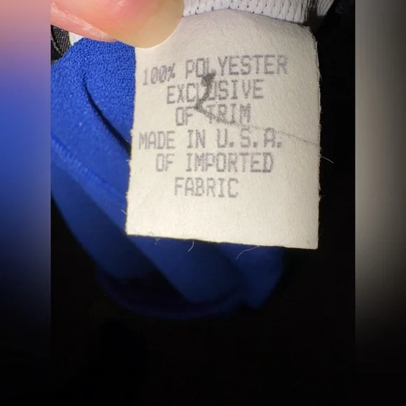 Ursula of Switzerland Vintage Dress Jacket Sequins 14 Royal  Blue Wedding - Picture 11 of 11